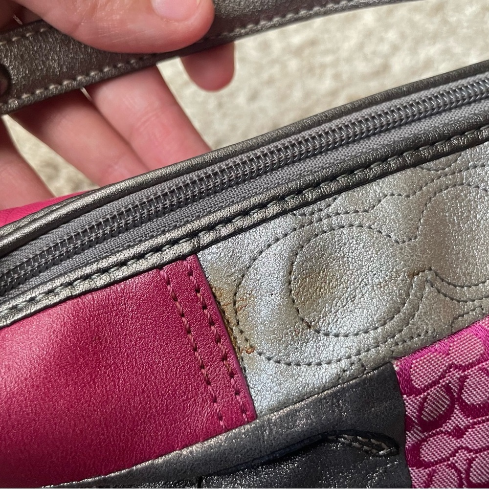 Coach Multicolor Patchwork purse - image 3